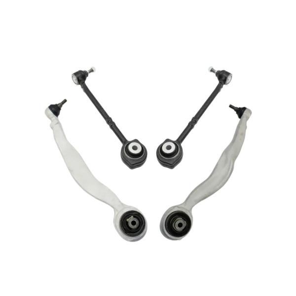 Pair of 2 Front Lower Rearward Cross Control Arms for W212 W218 4matic AWD 2123301911