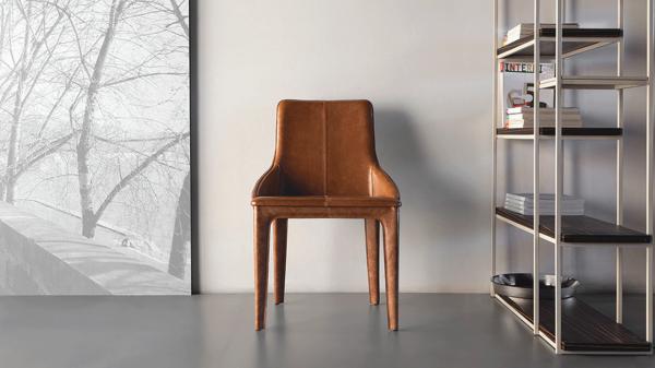 Innovating Idea Ola Dining Chair / Italy Beautiful Wooden Leg Chair