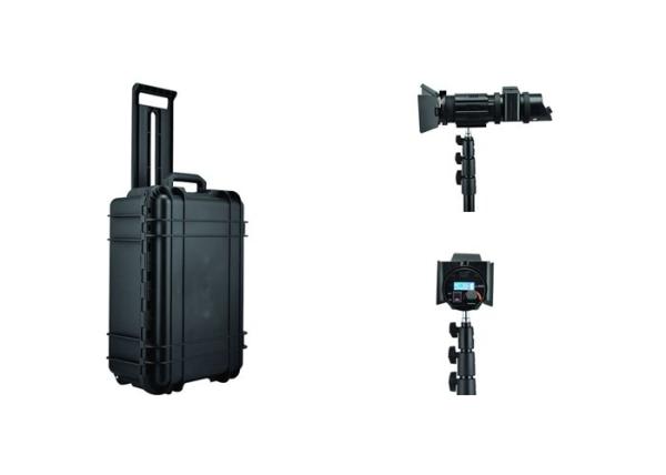 4 Barndoors LED Studio Lighting Kit Ultra Bright Pro Black Photo Lighting Kits