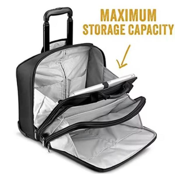 Durable Maximum Storage Capacity Trolley Suitcase Luggage Bag