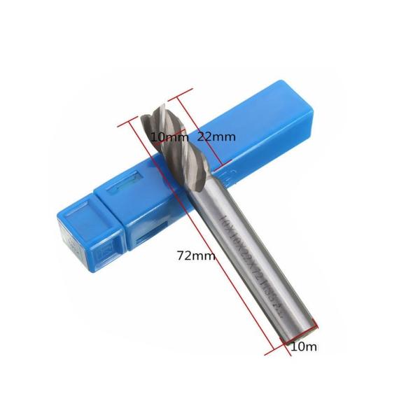 HSS 4 Flute End Mill Fully Ground CNC Milling Cutter