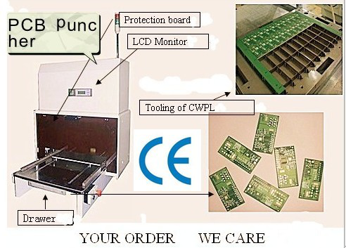 Машина Depaneling пунша Pcb AC 110V