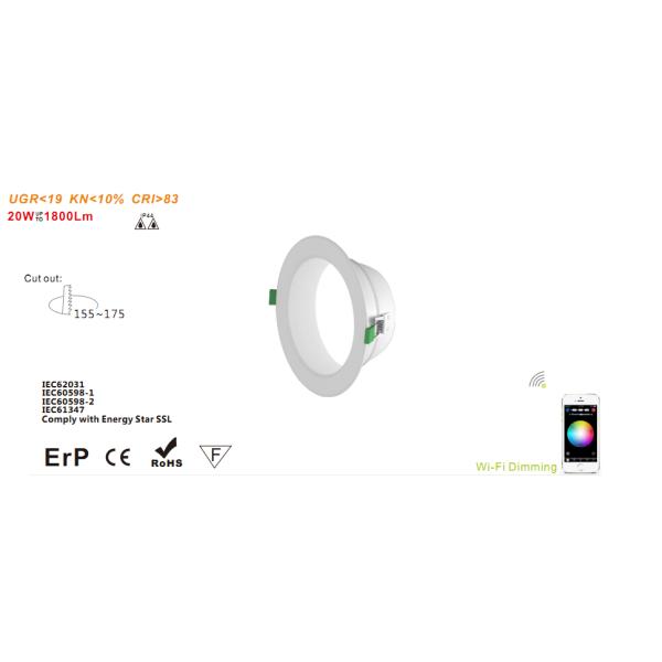 Epistar 1800Lm CIR90 6inch вело вниз с освещать 20W IP44 для освещения ванной комнаты