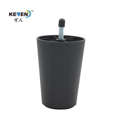 KR-P0259 M8 Screw Plastic Furniture Legs Replacement 70*50*100mm Easy Install