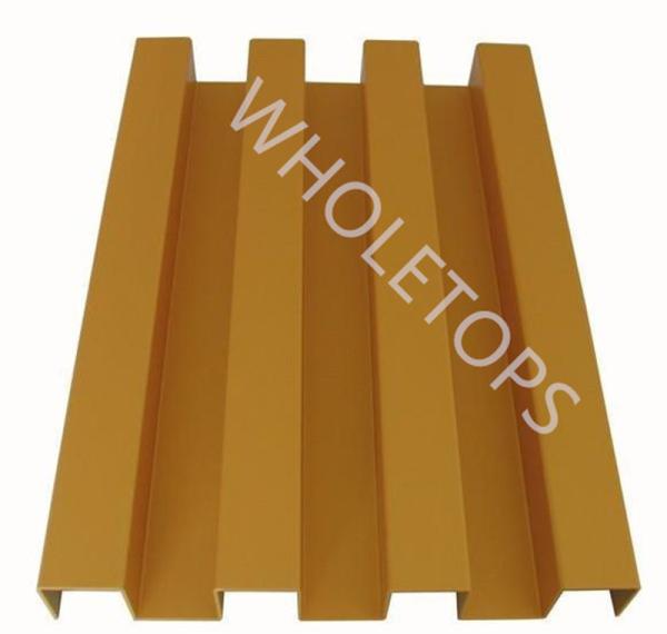 PVDF Coated 2.0MM Aluminum Facade Panels Decorative Metal Sheet  For Building
