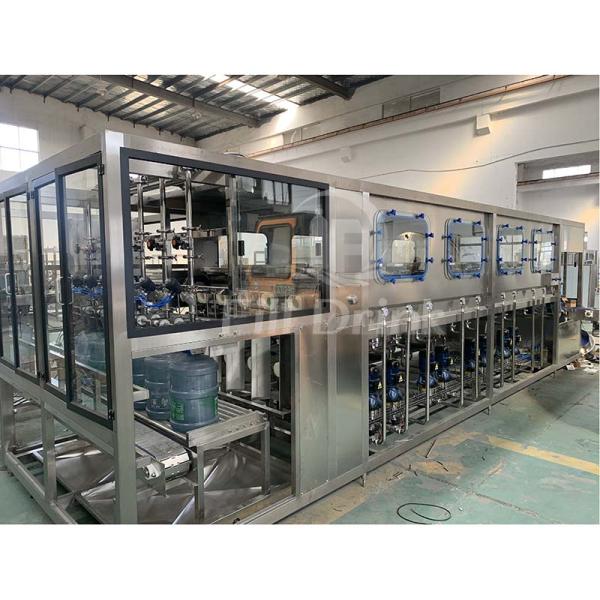 1500BPH 2 Decapping Head 5 Gallon Water Filling Machine Rotary Electric Motor Drive