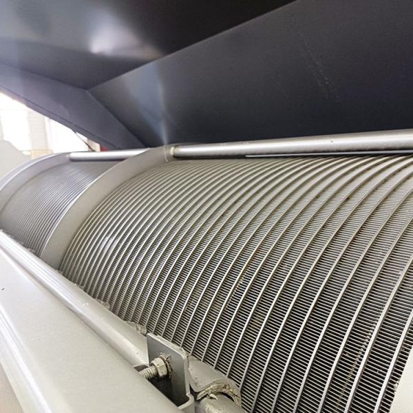 380V/50Hz Wastewater Treatment Equipment  Rotary Drum Screen Sewage Process