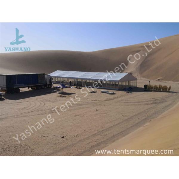 High Quality White PVC Fabric Roof Outdoor Event Tent with Transparent Glass Door