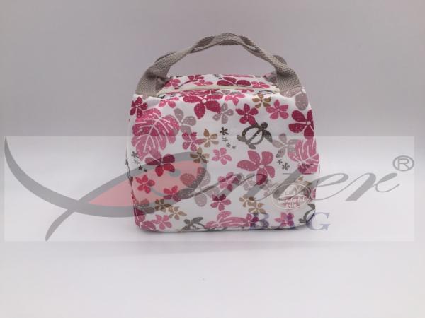 Aluminum Lining Travel Cooler Bag Special Printing Design For Office Workers / Students