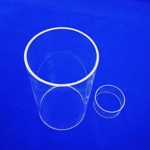 Transparent Heat Resistant Silica Quartz Glass Tube Large Diameter Morse 6.5