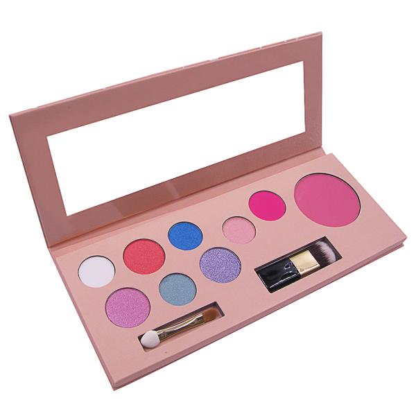 GMPC Cardboard Multicolors Cruelty Free Eyeshadow With Brush Set