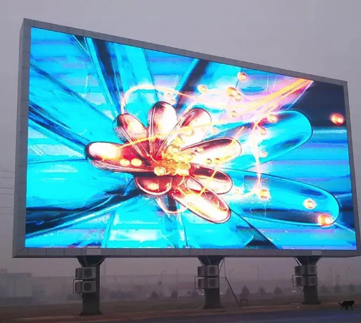 ODM P3.076 Outdoor LED Video Walls Led Billboard Fixed ISO14001 1R1G1B Advertising