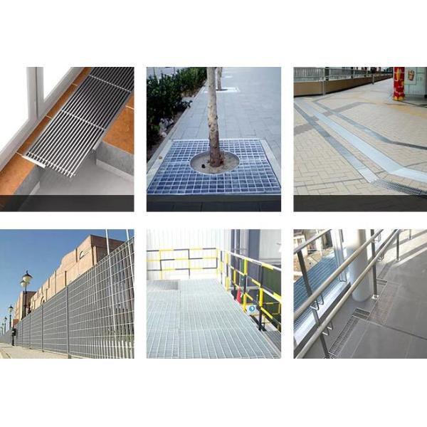 Storm Drain Cover Floor Walkway Mesh Grating Construction Material Anti Corrosion