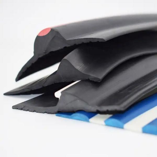 Porta de garagem impermeável de silicone limiar de vedação climática banda de barreira de inundação porta piso fundo vedação de borracha