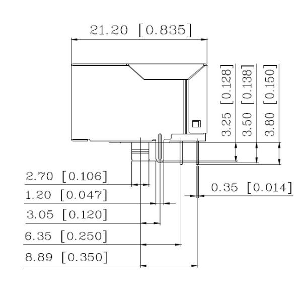 Copper Alloy RJ45 8P8C Modular Connector Jacks With Integrated Transformer
