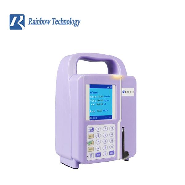 Насос Enteral питания питаясь электрический AC 100-240V построенный в перезаряжаемые батарее Li