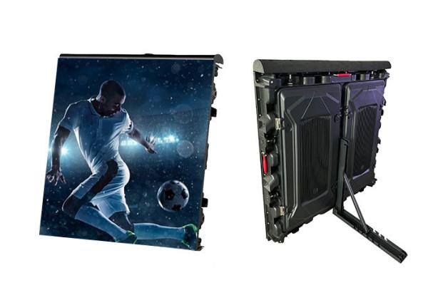 Ultra Wide Viewing Angle Sport Perimeter LED Display Screen 40x20 Dots