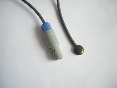 Skin Type Medical Temperature Probe Plastic Lemo 2pin 3.0m Creative