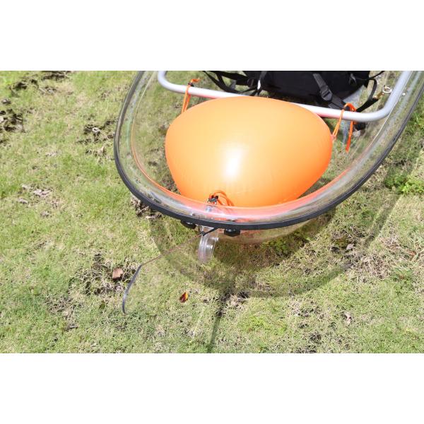 Woman Top Jet Engine Transparent Canoe Kayak Fishing Pedal Drive Racing