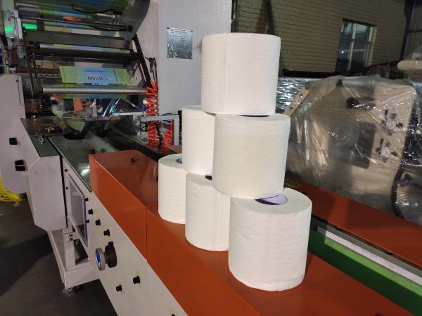 High speed 150-200 rolls single small toilet paper roll packing machine / kitchen towel packaging machine
