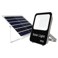Luz exterior conduzida solar de poupança de energia do jardim das energias solares da luz de inundação 60W com controlo a distância