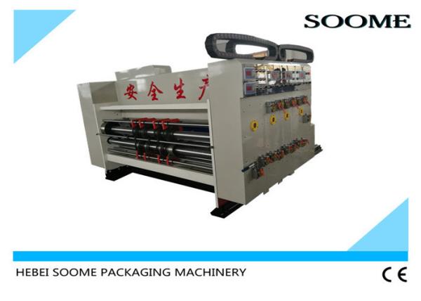 Electrical Flexo Printer Slotter Machine Die Cutting For Small Cartons / Express Box