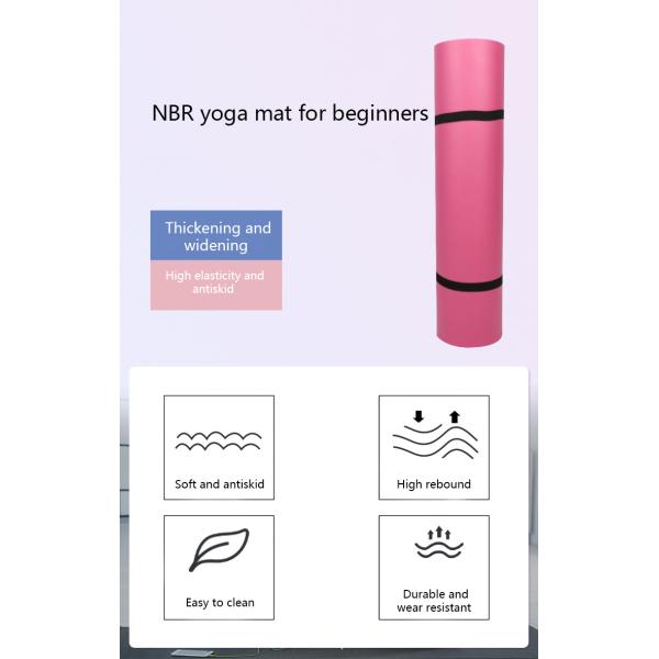 логотип Slipfree циновки йоги разминки 120*61*1cm стираемым анти- подгонянный разрывом