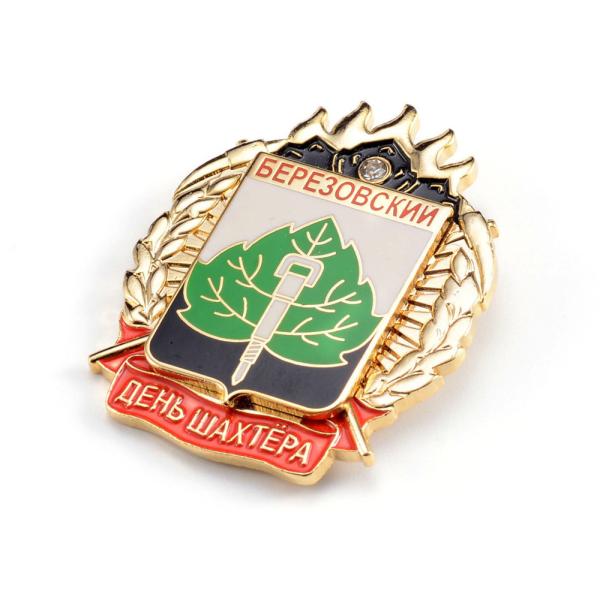 Zinc Alloy Metal Pin Badges No Smell Epoxy Coating With Personalised Logo