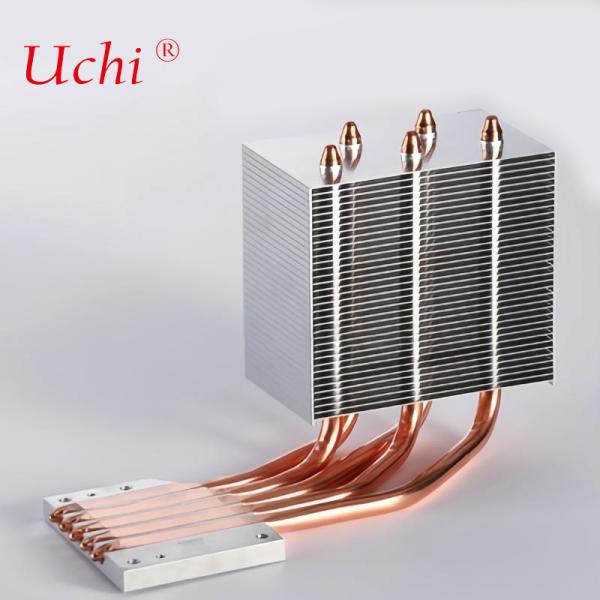Aluminum Copper Server CPU Cooling Plate Heat Pipe Radiator Solution