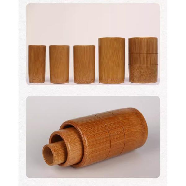 Carbonization Technology Class I Instrument Body Massage Bamboo Cupping Therapy Cups