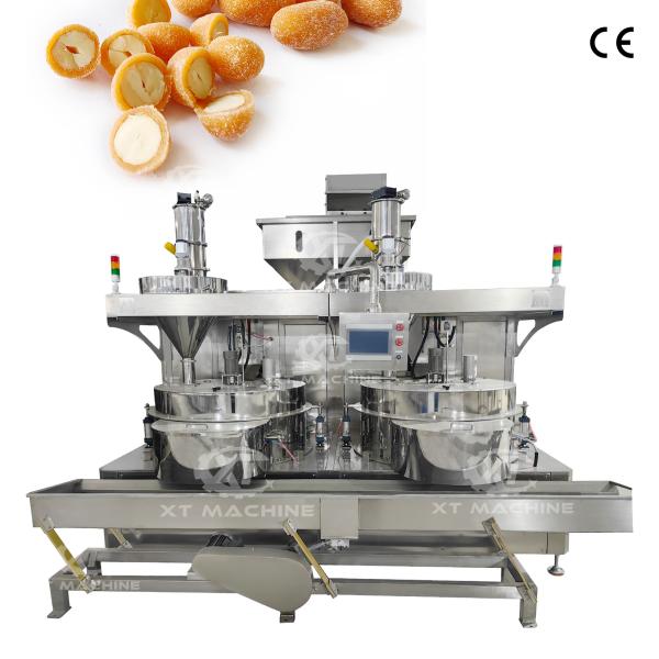 700-800kg/h Capacity Automatic Coating Machine For Peanut Coating
