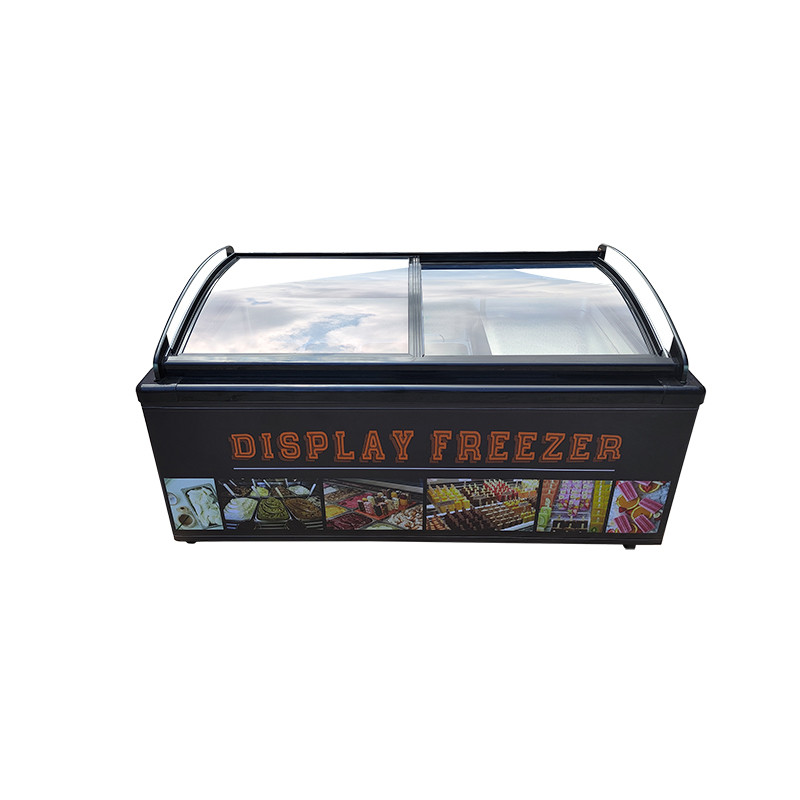 Customization Commercial Fridge Showcase Refrigerators Ice Cream Freezer Display Cupboard