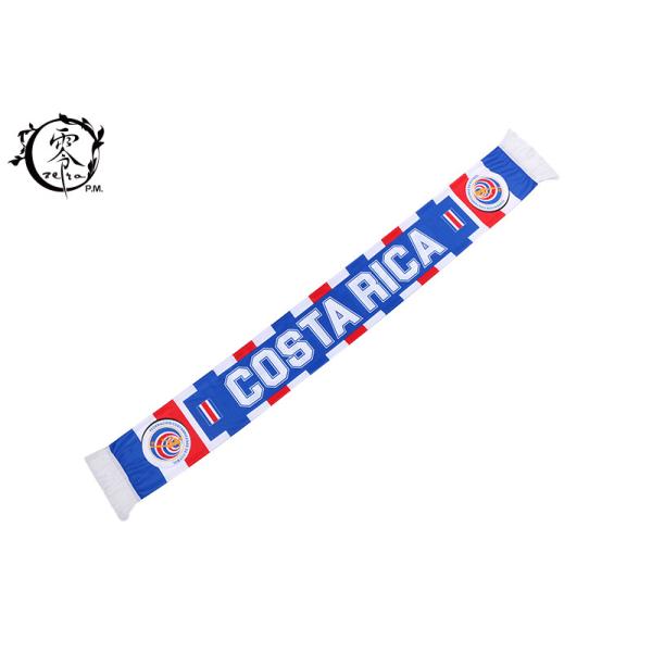 Costa Rica Custom Soccer Scarves , Netherlands Football World Cup Scarf