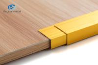 L de alumínio anodizado perfila o material dourado do comprimento Alu6063 da cor 2.5m