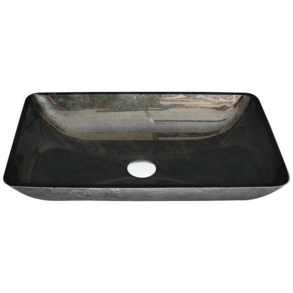 Темная ая-зелен стеклянная раковина сосуда Bathroom не пористая динамическая закалила стекло