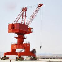 Sola grúa de Jib Level Luffing Crane Port rotación de 360 grados