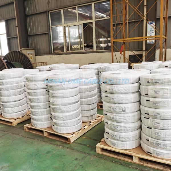 Fios elétricos planos com material condutor de cobre com isolamento de PVC flexível