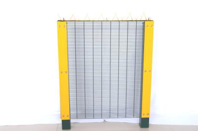 4mm Anti Cut Security Fence Pvc Coated 6feet Height With Flat Bar