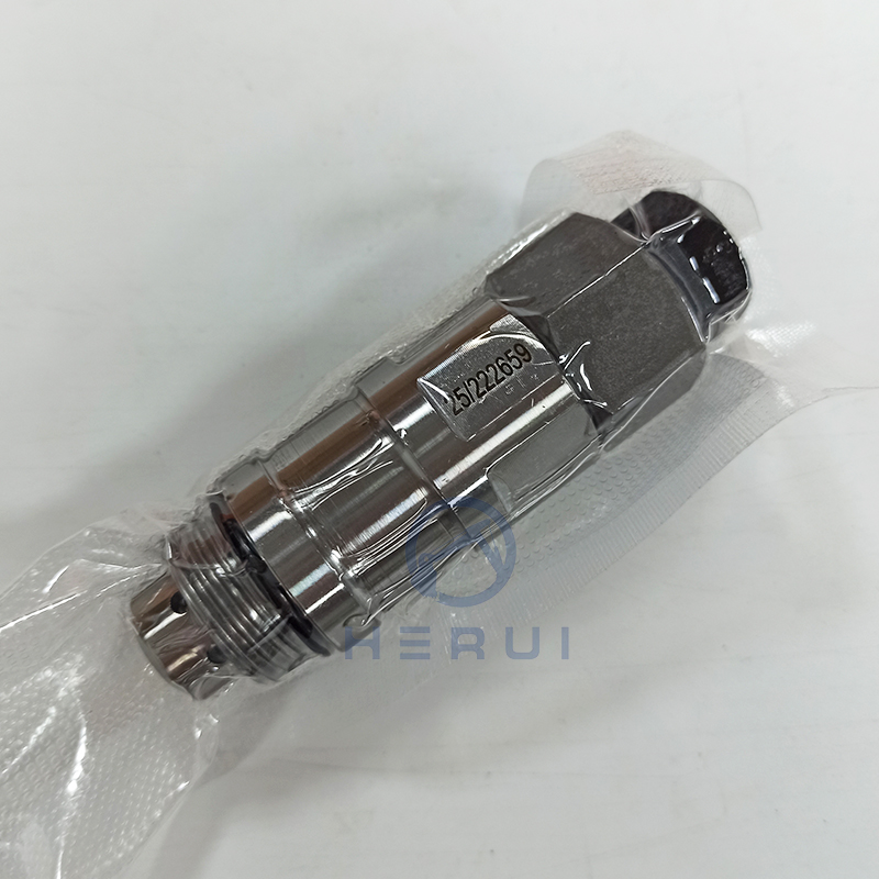 Main Relief Valve Stop Solenoid 25222659 Relief Valve 12V for JCB 3CX 4CX