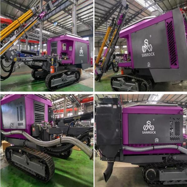 Автоматическая интегрированная буровая установка бурового оборудования 194KW дизельная минируя гидравлическая