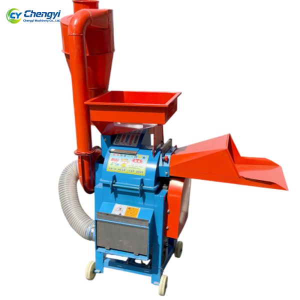 Steel Self Priming Grass Pulping Machine High Performance Forage Grinding Equipment