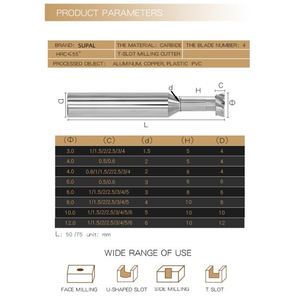 CNC Solid Custom End Mills Hrc55 Профильная фрезерная резачка