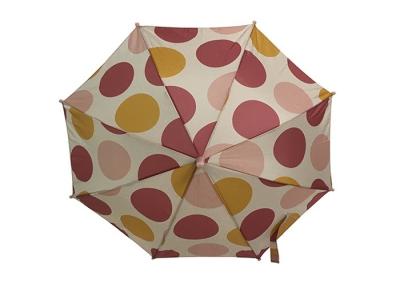 Guarda-chuva aberto automático do tamanho da criança da tela do Pongee do diâmetro 73cm