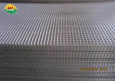 Square 50mm Galvanised Weld Mesh Fence Panels , 12 Gauge Welded Wire Fence Panels