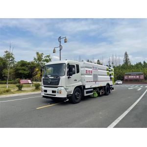 16CBM Высокопроизводительный грузовик для уличной уборки с методом заднего сброса