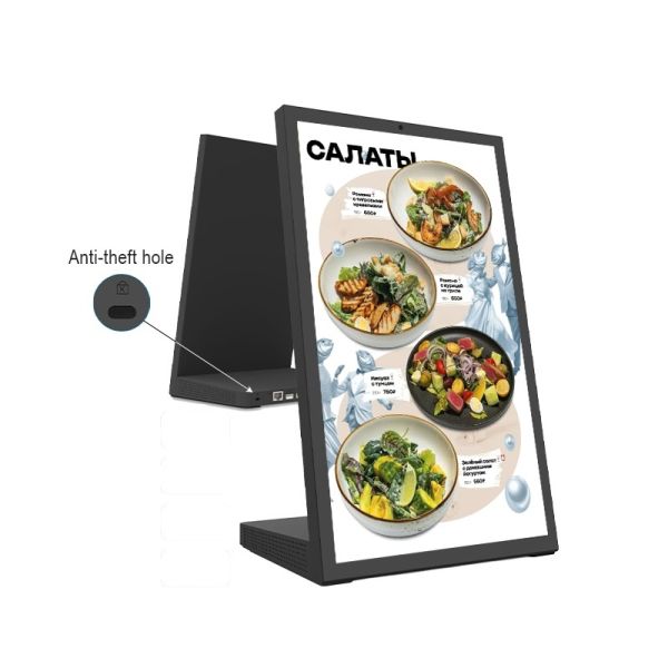 8-inch HD Display Restaurant Ordering Tablet with RK3399 Hexa-core Processor and L-Shaped Touch Design
