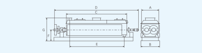 Easy Clean Efficient Paddle Dryer Machine For Sticky Wet Powders Processing