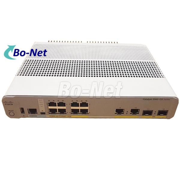 CISCO WS-C3560CX-8PC-S 8-port gigabit all-POE switch replaces 3560CG-8PC-S