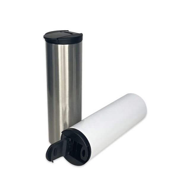 17oz Sublimation Water Bottle Blanks Custom Logo 500ml Double Wall Stainless Steel Coffee Straight Drink Bottles