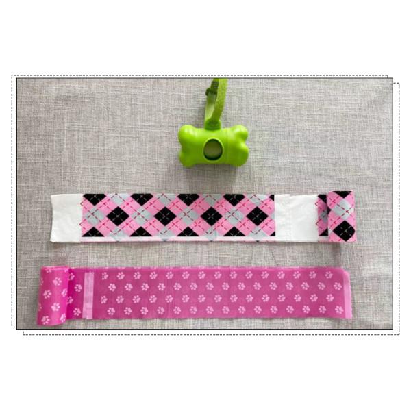 PLA PBAT Материал Структура Тепловое уплотнение 15 микрон Компостируемые мешки для домашних животных для собак и кошек